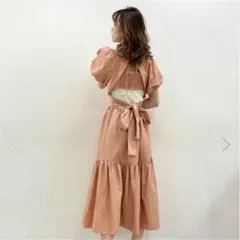 最終お値下げ！Seemi. by NICECLAUP バッグリボンワンピース