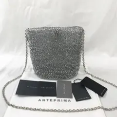 アンテプリマ チェーンショルダーバッグ シルバー