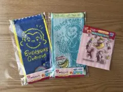 おさるのジョージ ハンドタオル ぷるぷくジェムシール セット