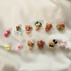 日焼けキティ ネイルパーツ 12個セット ハローキティ