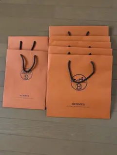 HERMES ショップ袋 ショッパー 7枚セットのサムネイル