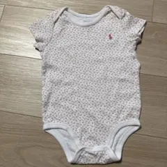 Ralph Lauren ベビー ロンパース 白地花柄 12M