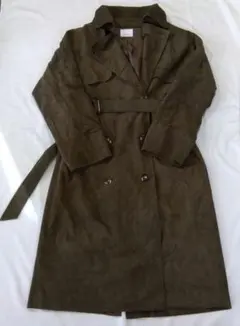 【美品】EGOIST オリーブグリーン トレンチコート ロングコート