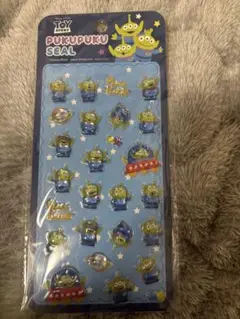 ディズニー　トイ・ストーリー エイリアン ぷくぷくシール　オマケつき