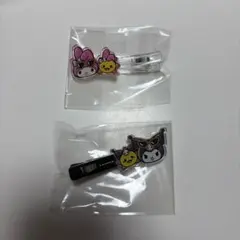 マイメロ×クロミ付きクリップ 2個セット