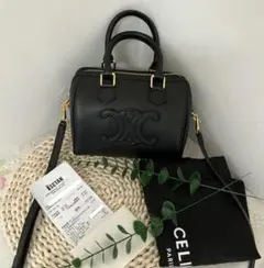CELINE ブラックショルダーバッグ