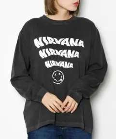 グッドロックスピード NIRVANA 長袖カットソー FREEサイズ スミクロ