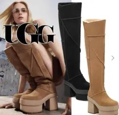 UGG ロングブーツ　ニュー ハイツ プラットフォーム エクストラ¥49500