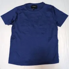 100〜106★エンポリオアルマーニキッズ★ロゴマークアップリケ付Ｔシャツ★4A