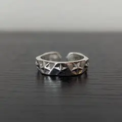 R127 メキシカン アンティークシルバー リング ヴィンテージ スタッズ925