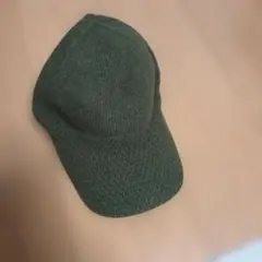 モンベル　ウールニットビルキャップ　ダークグリーン　L