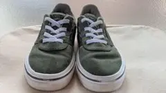 【最終価格】VANS オリーブグリーン スニーカー 17cm