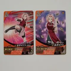 NARUTO ナルト 春野サクラ 忍SHINOBI カード 2枚セット NARUTO ナルト 忍Shinobi カード 春野サクラ 2枚セット - メルカリ