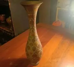 斑紫銅立ち花入れ 細口 - メルカリ