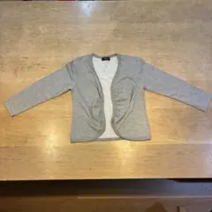 COMME CA ISM カーディガン グレー 120cm
