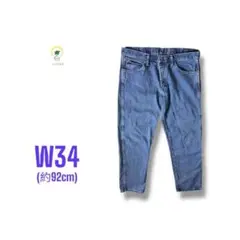 【各種割引】 Wrangler レギュラー ストレート デニム パンツ W34