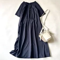 AAA様♥ 新品♪23区 洗える！ハイカウントポンチ Aラインワンピース
