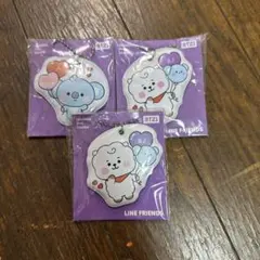 BT21 RJ PVCキーホルダー 3個セット