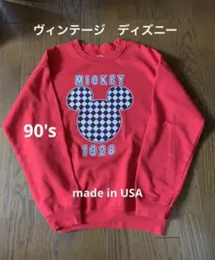 美品 us古着 ミッキー スウェット Disney ヴィンテージ