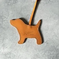 美品✨キタムラ　犬型　ドッグ　バッグ チャーム　ネームタグ　キーホルダーのサムネイル