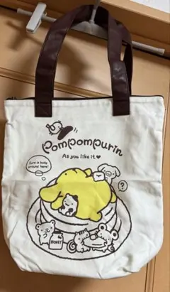 ポムポムプリン パンケーキ トートバッグ