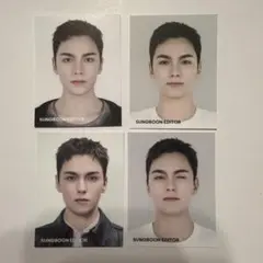 成分エディター　購入特典　SEVENTEEN バーノン　証明写真４枚