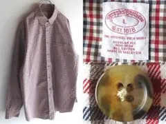 ブルックブラザーズ REGULAR FIT チェックBDシャツ L
