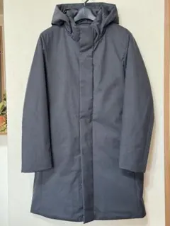 極美品　ハイブリッドダウンコート　ダークグレー　XS