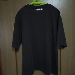 ユニクロ U エアリズムオーバー サイズコットンT Mサイズ ブラック