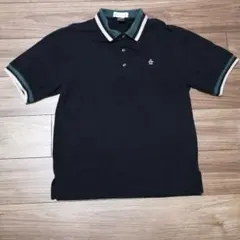 Munsingwear ポロシャツ ブラック グリーン　Sのサムネイル