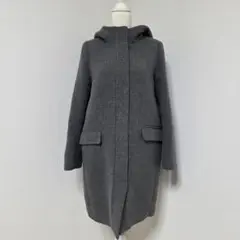 ジーナシス/JEANASIS フード ロングコート【F】グレー