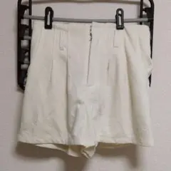 【one way】ワンウェイ／草花柄／ショートパンツ／オフホワイト