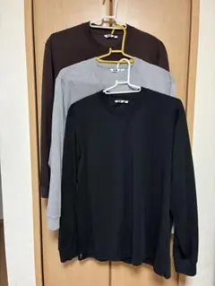 ユニクロ　エアリズムコットンクルーネックＴシャツ XL 3着セットのサムネイル