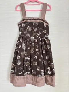 アクシーズファム axes ワンピース ジャンパースカート