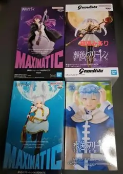 葬送のフリーレン フィギュア 4種セット　フリーレン　フェルン　ヒンメル