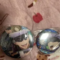 呪術廻戦五条悟缶バッジ2個セット