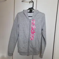 adidas グレー パーカー 150サイズ