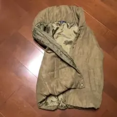 Creala フード付きダウンベスト オリーブグリーン