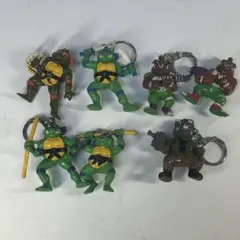 ミュータントタートルズ　フィギュアキーホルダー　まとめ売り