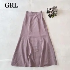 【グレイル】ロングスカート（M)シンプル フェミニン ウエストゴム入り