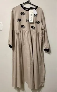 【未使用品】SM2*ETHICAL CRAFTS花柄刺繍ワンピース