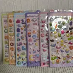 ボンボンドロップ風シール 3D 6点セット