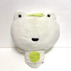 次の日ケロリ　くったりぬいぐるみ　白ケロリ　大きいサイズ　かえる 次の日ケロリ くったりぬいぐるみ 白ケロリ 大きいサイズ かえる