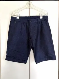【ZARA】SHORT PANTS ネイビー ドット柄 ハーフパンツのサムネイル