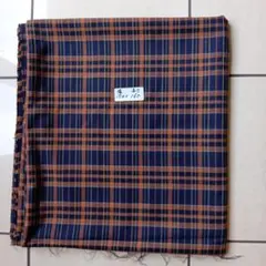 チェック柄生地