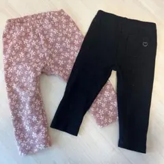 記名なし　パンツ　2枚セット　プティマイン ユニクロ　ガールズ　女の子