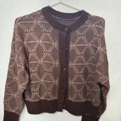 earth music & ecology ブラウンカーディガン F