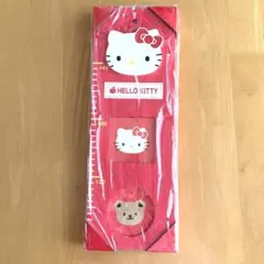 キティ 木製 身長計 フォトフレーム付き サンリオ 正規品 新品 未使用