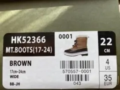 G.T. HAWKINS スノーブーツ 22cm ブラウン