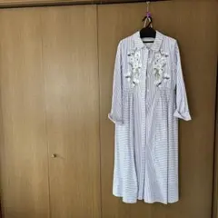 新品未使用　Chesty ストライプ 長袖ワンピース 0